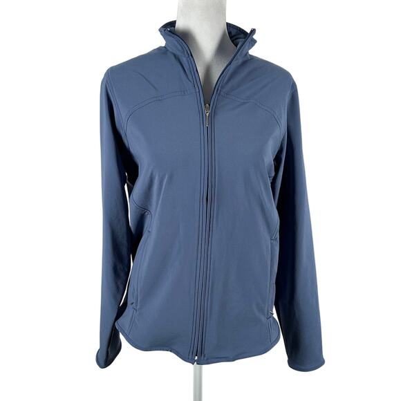 Nike Golf Blue Full Zip Jacket Medium Not Stretchy Lightweight Athletic Casual - Picture 1 of 4